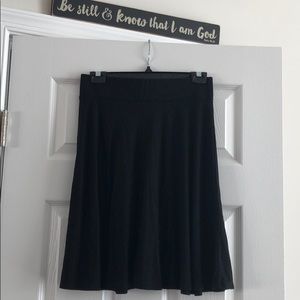 flirty and light black skirt